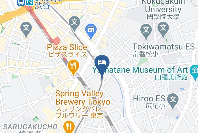 Shibuya Ward - Mustard Hotel Shibuya Maps