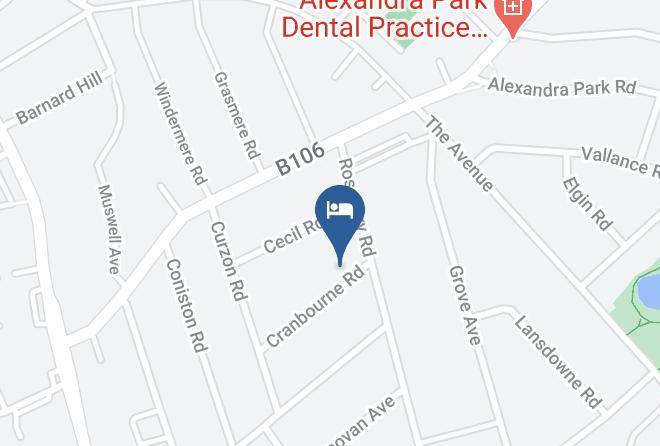 London - Muswell Hill B&b Maps