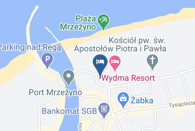 Gryficki - Muszelka Pokoje Mrzezyno Maps