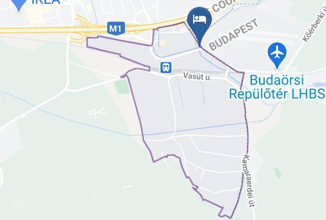 Budaors - Musztang Vendeglo Maps