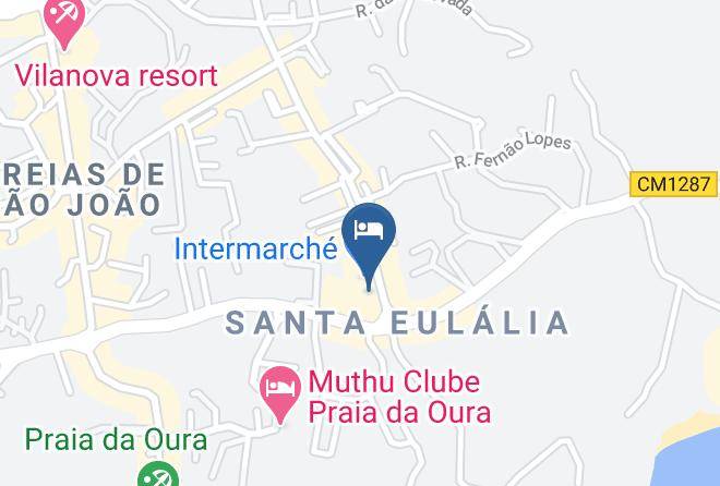 Albufeira - Muthu Oura Praia Hotel Maps