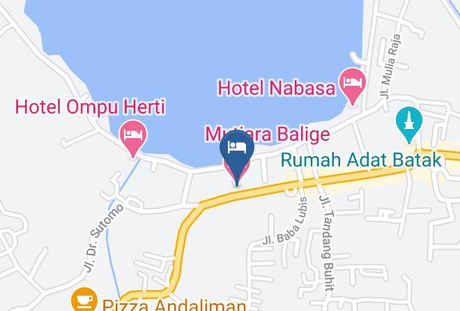 Mutiara Balige Hotel Map