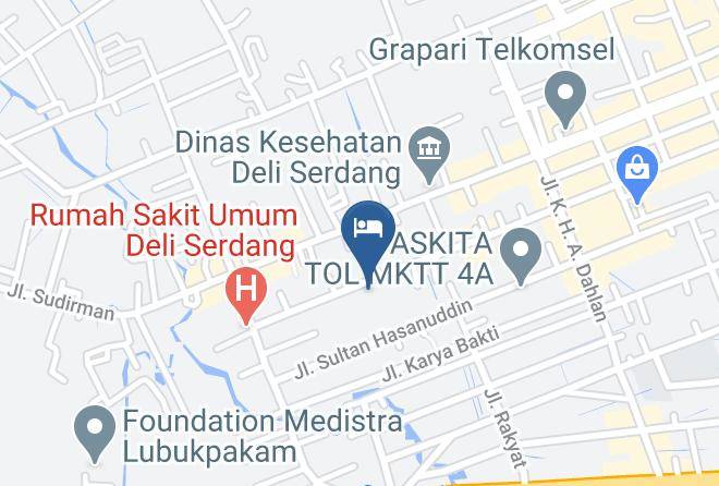 Deli Serdang Regency - Mutiara Hotel Maps