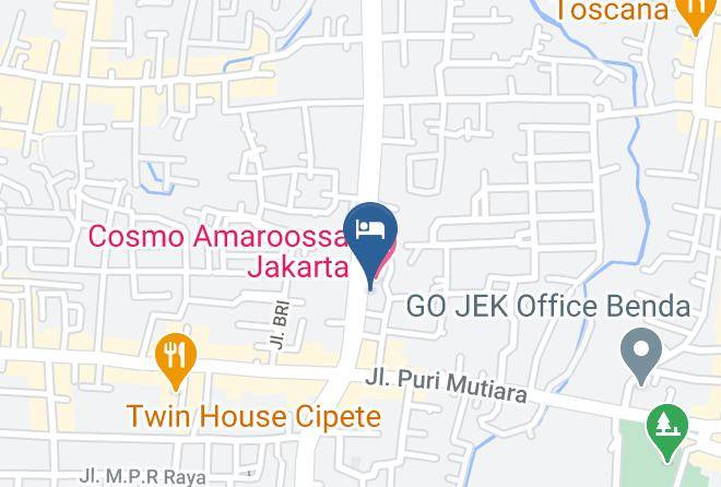Jakarta Selatan - Mutiara Suites Jakarta Maps