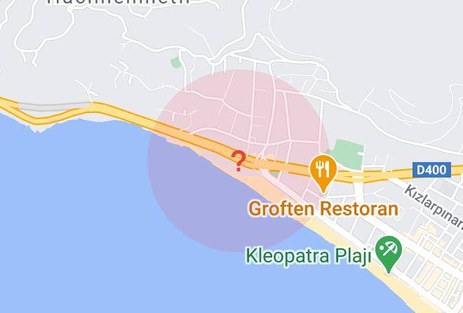 Alanya - Muz Beach Restaurant Maps