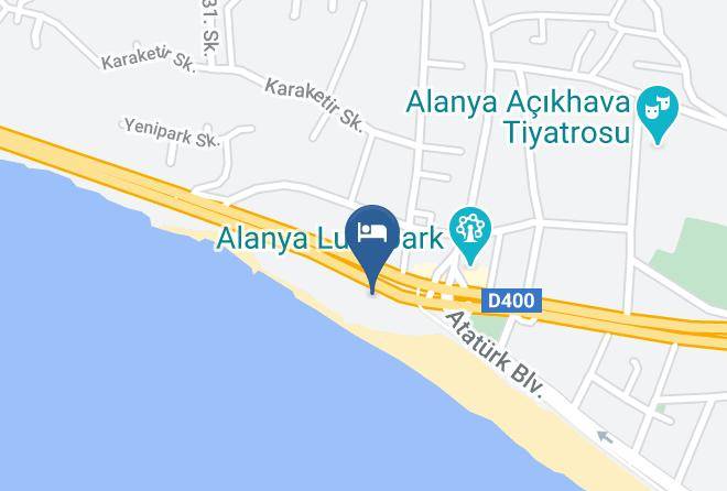 Alanya - Hotel Muz Maps