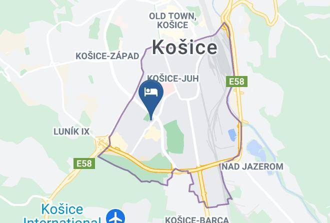 Kosice Juh - Hotel Muza Garni Maps