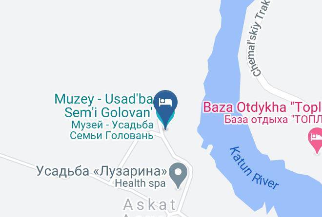Chemalsky District - Muzey Usad'ba Sem'i Golovan' Maps