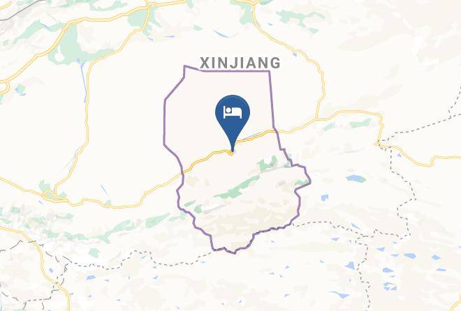 Bayinggolin Mongol Aut Prefecture - Muzitage Hotel Maps