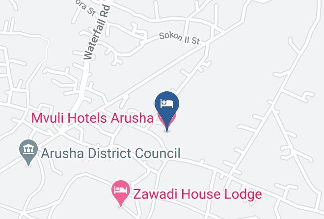 Arusha - Mvuli Hotels Arusha Maps