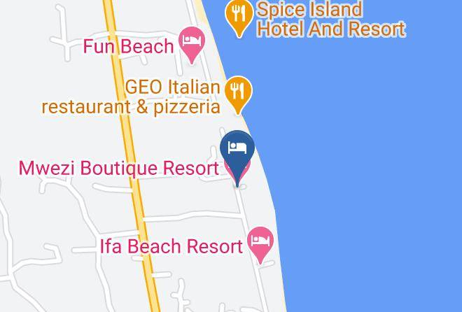 Zanzibar South - Mwezi Boutique Resort Maps
