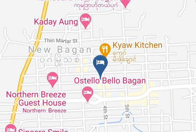 Nyaung U - Mya Thida Hotel Maps