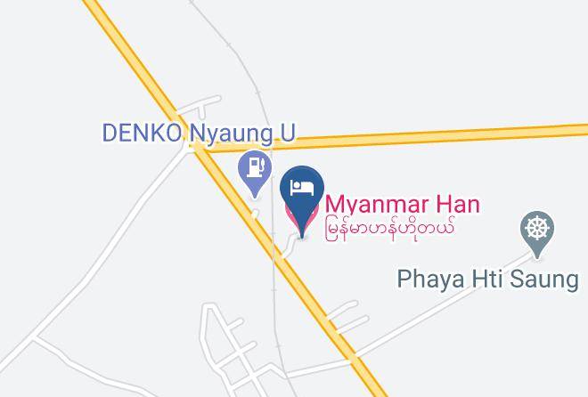 Nyaung U - Myanmar Han Hotel Maps