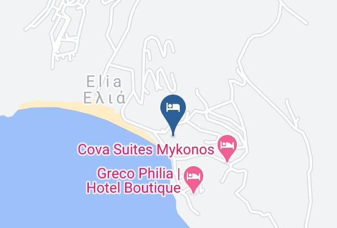 Mykonos - Myconian Imperial Leading Hotels Of The World Maps