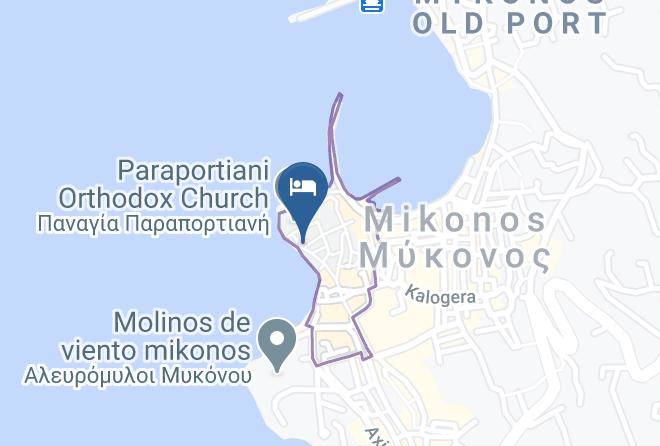 Mykonos - Myconian Little Venice Elite Suite Maps