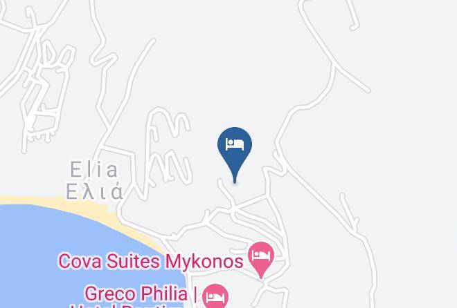 Mykonos - Myconian Utopia Resort Maps