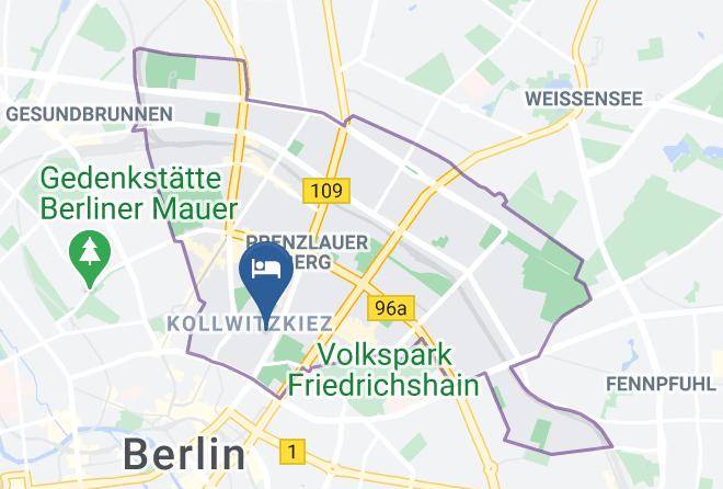 Myer's Hotel Berlin Map