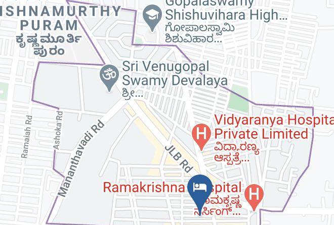 Mysore - Myhome Homestay Maps