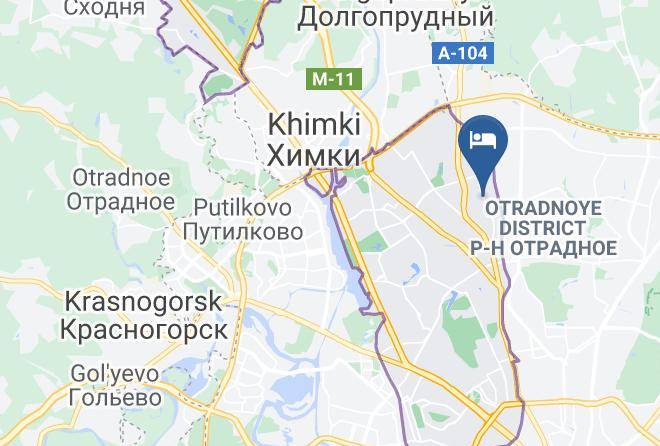 Moscow - Myhotel24 Dubninskaya Maps