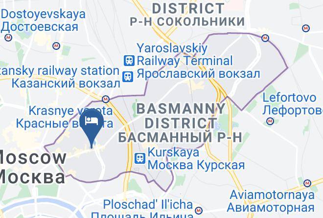 Moscow - Myhotel24 Pokrovka Maps