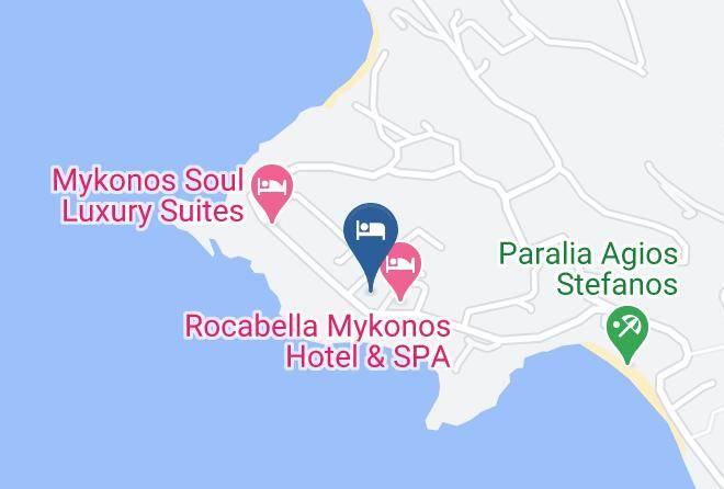 Mykonos - Mykonian Mare Boutique Hotel Maps