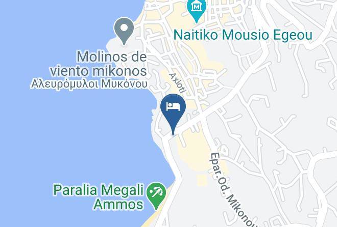 Mykonos - Mykonos Adonis Hotel Maps