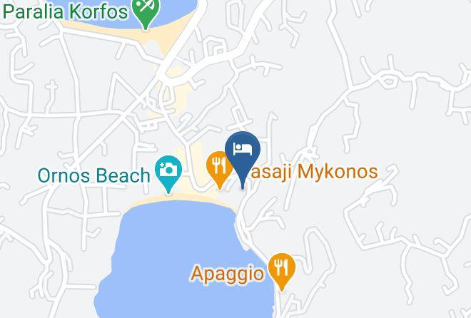 Mykonos - Mykonos Blanc Hotel Maps
