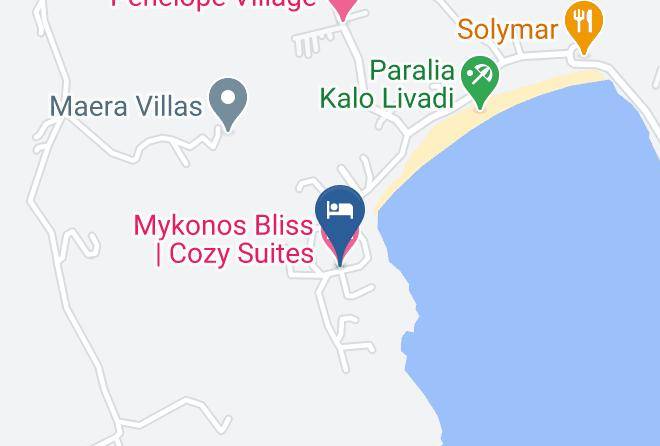 Mykonos - Mykonos Bliss Cozy Suites Maps