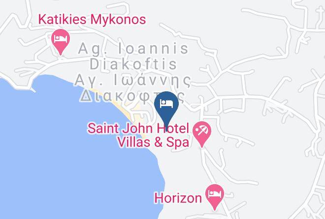 Mykonos - Mykonos Grand Hotel & Resort Maps