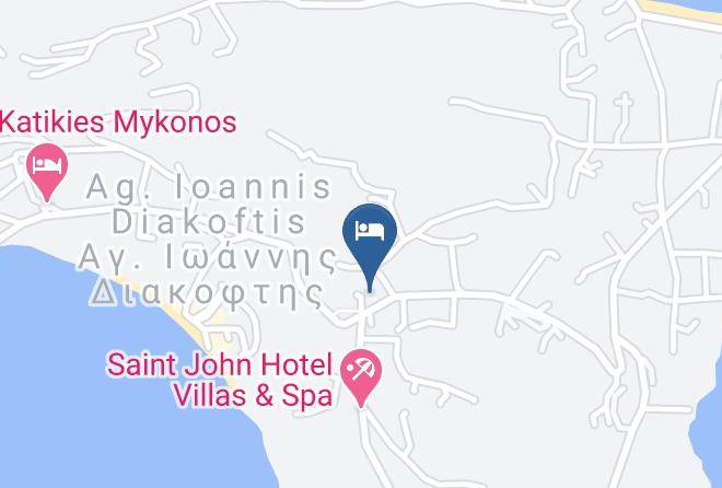 Mykonos Hotel Apsenti Map