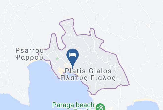 Mykonos - Mykonos Palace Beach Hotel Maps