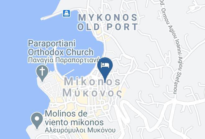 Mykonos - Mykonos Panorama With Private Terrace Maps