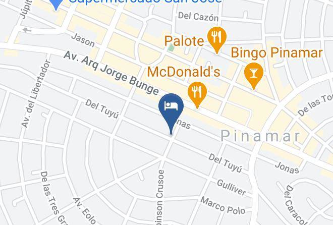 Pinamar - Mykonos Pinamar Maps