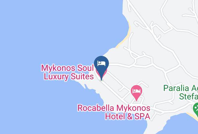 Mykonos - Mykonos Soul Luxury Suites Maps