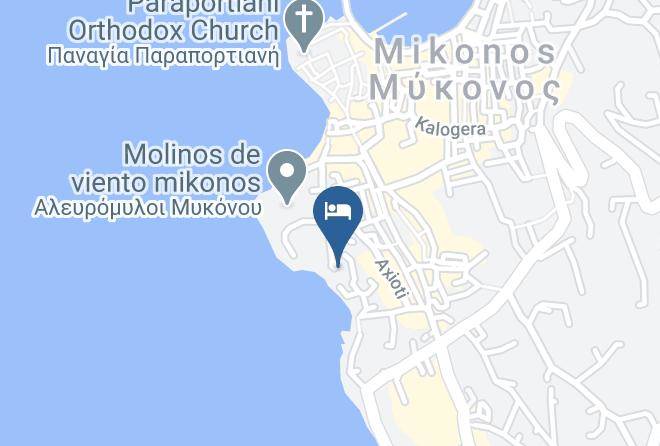 Mykonos - Mykonos Theoxenia Boutique Hotel Maps