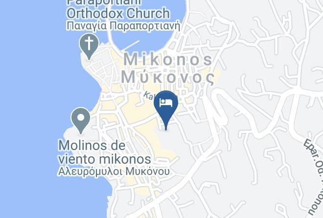 Mykonos Town Suites Map