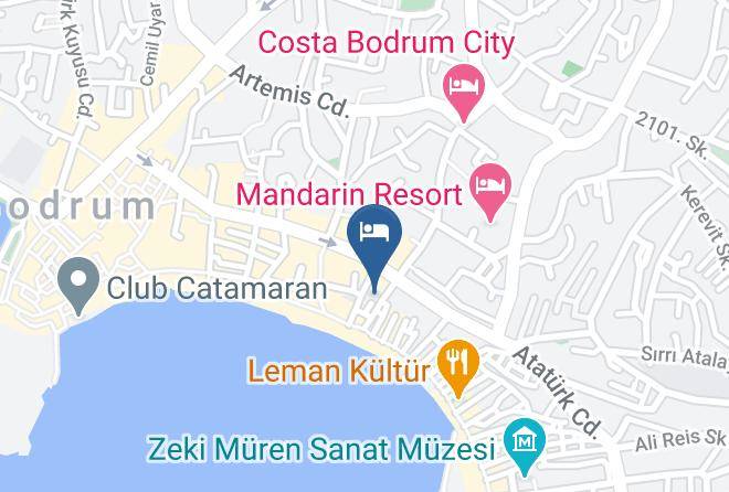 Bodrum - Akkan Luxury Hotel Maps