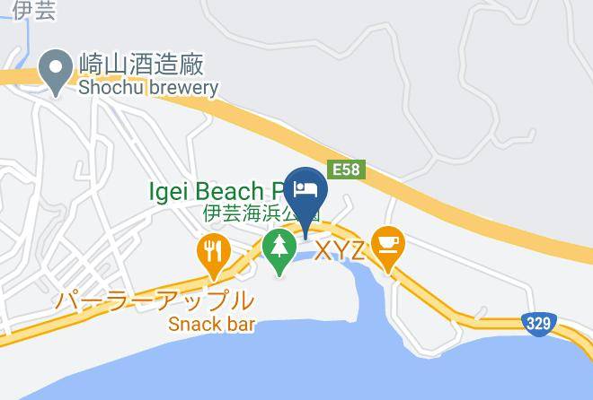 Kin Townkunigami District - Mylo Minpaku Maps