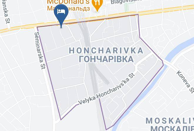 Kharkiv - Myny Otel Pyatnytsa Maps
