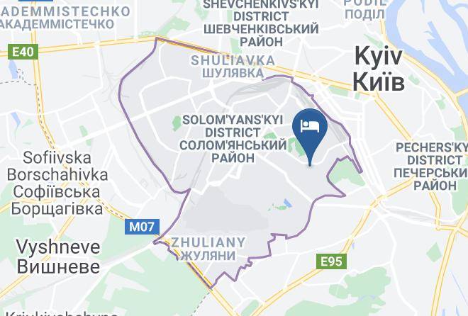 Kyiv - Myny Hotel Sedmoe Nebo Maps