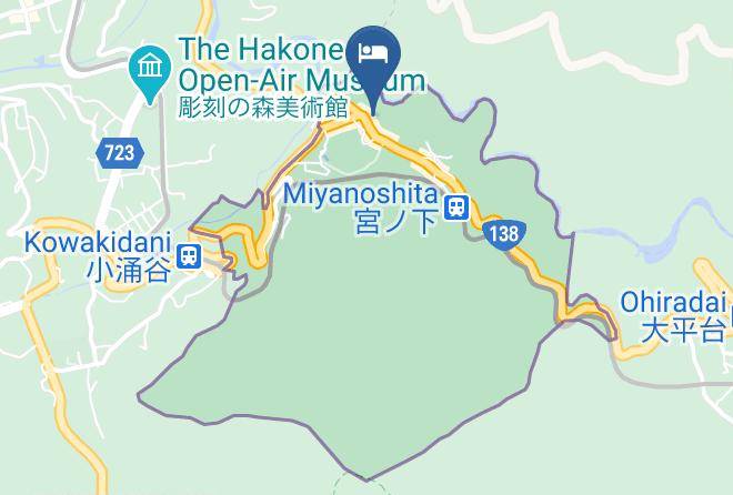 Hakone Townashigarashimo District - Myojokan Inn Maps