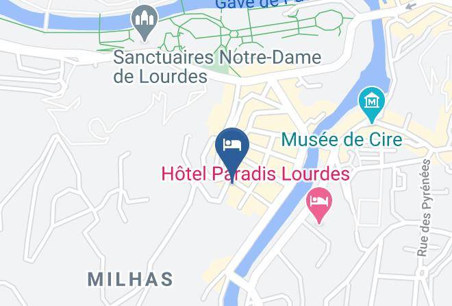 Hautes Pyrenees - Hotel Myosotis Maps