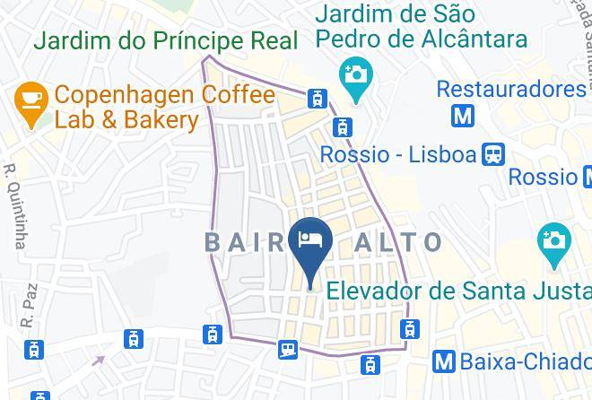 Lisbon - Bed Breakfast Lisbon Maps
