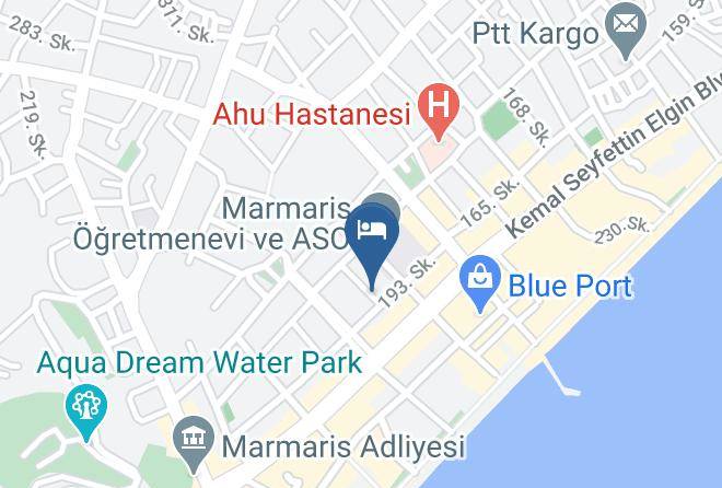 Marmaris - Myra Hotel Maps