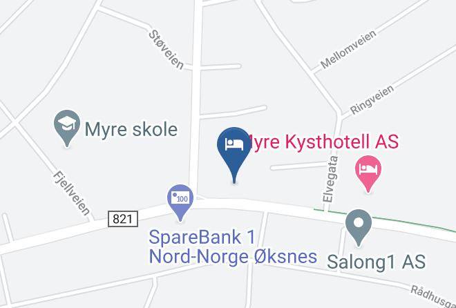 Oksnes - Myre Accommodation As Maps