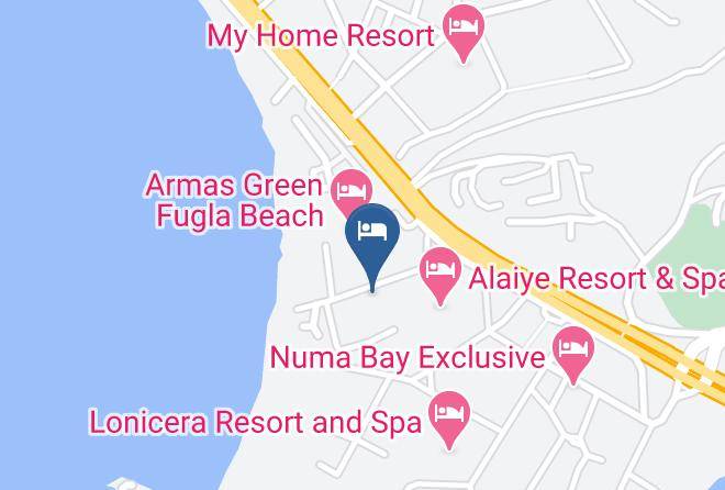 Mysea Hotels Incekum Map