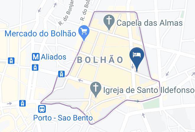 Mystay Porto Bolhao Map