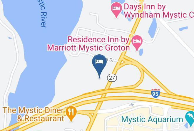 New London - Mystic River Hotel & Suites Maps