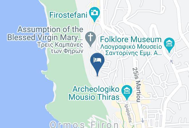 Thira - Mythical Blue Luxury Suites Maps