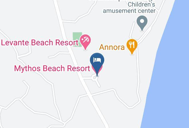 Dodecanese - Mythos Beach Resort Maps